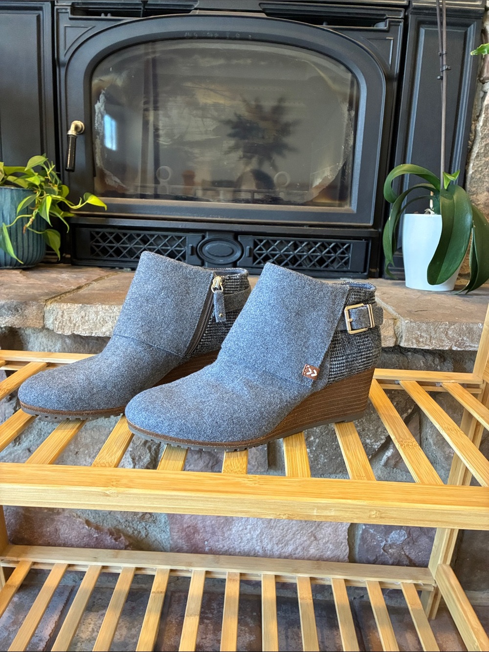 Dr Scholl’s Wedge Ankle Booties